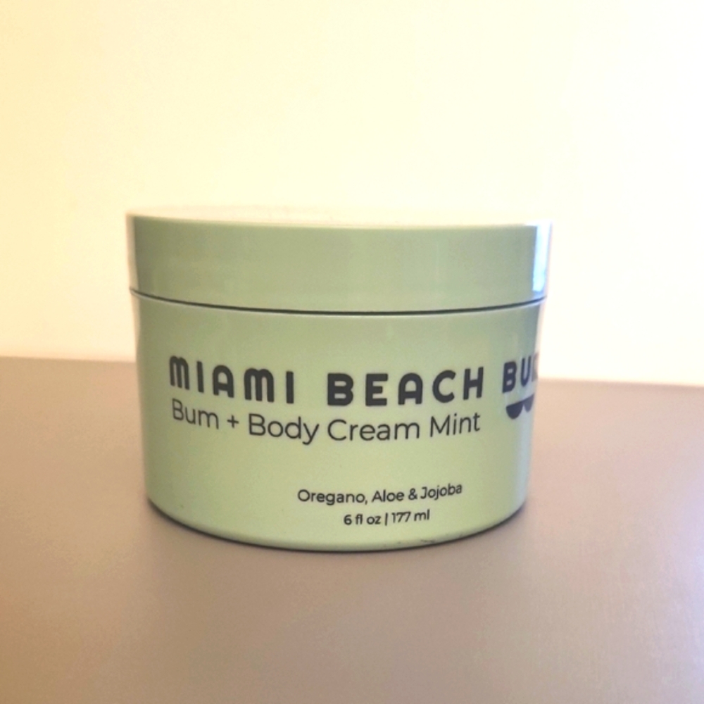Miami Beach Bum + Body Cream Mint. 6fl Oz